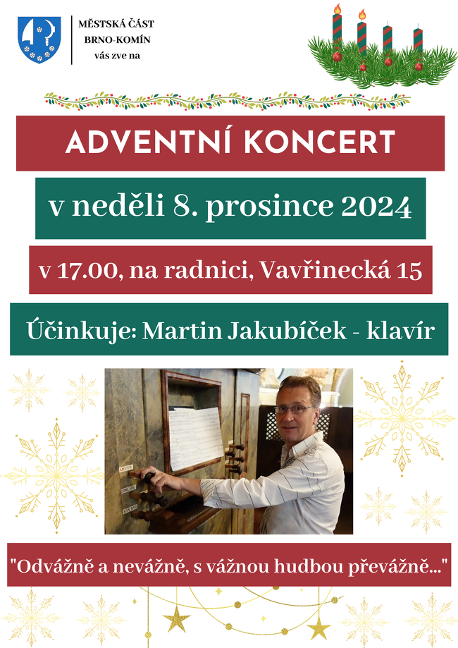 Pozvánka na adventní koncert